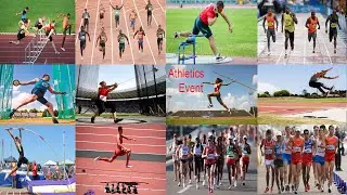 Athletics Event Name & Picture | Athletics Event List Athletics Event Vocabulary