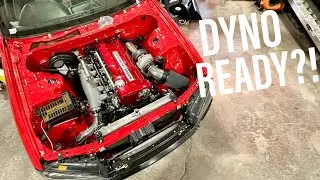 R34 Skyline final touches of RB30DET SWAP!