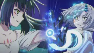 Mitama-sama and Atar fight  - Kamikatsu, What God Does in a World Without Gods