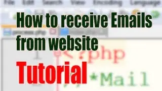 How to receive e-mails from website using mail form PHP easy as pie