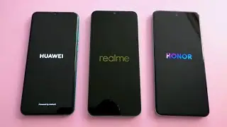 Huawei vs Realme vs Honor Boot animation