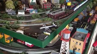 My N scale and HO bi-level model train layout in 2020 (REVISITED V2 released in 2024) G scale bonus