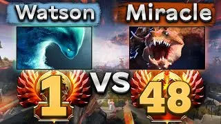 Миракл против топ 1 ранга! Сила танков в Доте - Miracle Primal Beast 7.35 DOTA 2