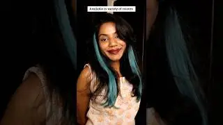 Colored hair In just seconds #shorts