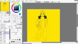 How to draw a straight line with Paint Tool Sai