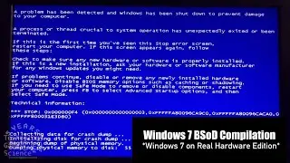 (Windows 7 Edition) BSoD 10-Minute Compilation