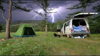 Летний кемпинг на природе | vanlife | relax | asmr |