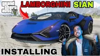 how to install techno gamer lamborghini mod in gta5/gta 5 mai lamborghini sian kaisa install kara