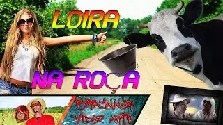Piada de Loira na roça, tirando leite