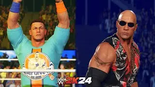WWE 2K24 (Wrestlemania XL) : John Cena vs The Rock