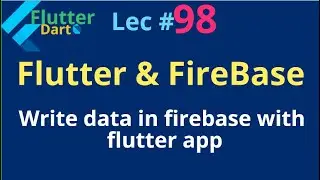 flutter firebase || Write data using app