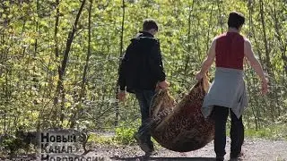 НКН. Общереспубликанский субботник в Стаханове