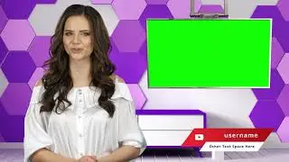 Purple Hexagon Virtual Set Background