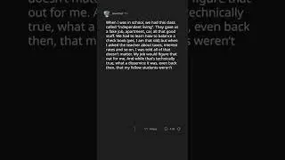 What did school try to teach you that was obviously false? (r/askreddit) #shorts