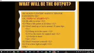 DM 2 Lists Ordered List and Unordered List