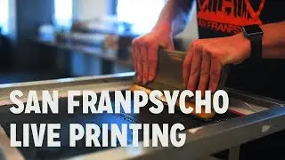 LIVE Screen Printing at YOUR NEXT EVENT! | San Franpsycho Live Printing