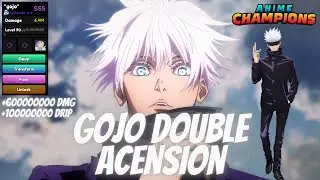 Showcasing "The First" SSS Double Ascended Gojo In Anime Champions Simulator