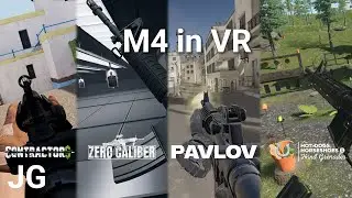 Reloading the M4 in four VR Games [A VR M4 Showcase]