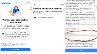 Locked facebook account name change #facebook locked #account #wowtechofficial
