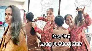 How to Do a Perfect Boy Cut | Long to Short Hair Transformation | Short Haircut Tutorial