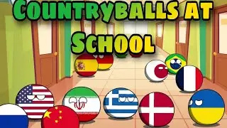 Countryballs Animation-(first day in school)🏫🏫
