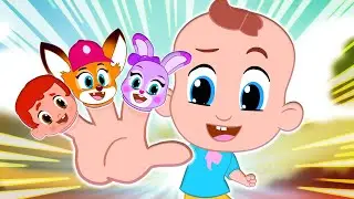 The Finger Family 🦊 Baby Family Kids Cartoon Funny Stories for Kids Good Habits Stories Lili and Max