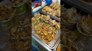 Самая сумасшедшая еда в Азии, Жареные крабы, Таиланд night market 