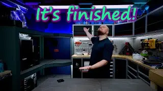 Workshop printfarm 3D printer rack and studio update