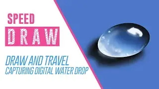 🎨✈️ Draw and Travel - Capturing Digital Water Drop! 🌟