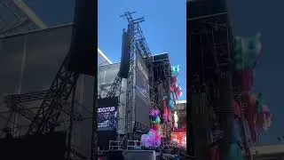 Waiting to see Pink at Anfield, Liverpool