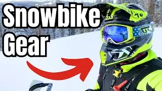 The Best Gear for Snowbiking