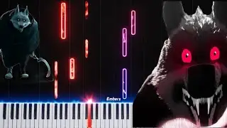Wolf Whistle-Puss in Boots 2(Dark Theme)Piano notes