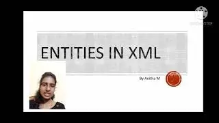 entities in xml