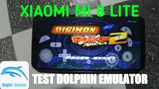 XIAOMI MI 8 LITE TEST DOLPHIN EMULATOR | DIGIMON RUMBLE ARENA 2 | FPS 45+