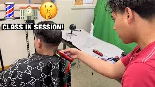 Giving my teacher a haircut IN SCHOOL!