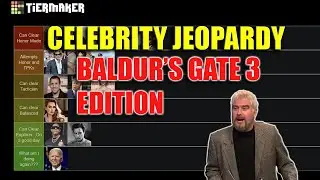 Celebrity Jeopardy Baldur's Gate 3 Edition
