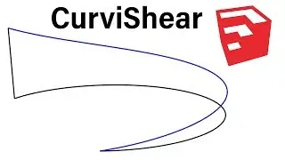 How to use CurviShear in SketchUp | FredoTools