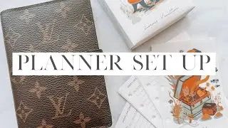 Louis Vuitton PM Agenda Set Up | Louis Vuitton Small Daily Agenda Refills