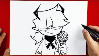 How To Draw SELEVER From Friday Night Funkin! | FNF Mod