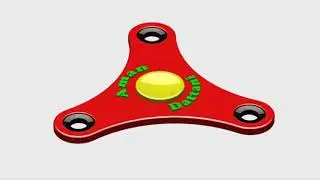 How  Fidget Spinner Works? (3-D Animation) | Aman Dattani