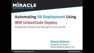 IIB Deployment Automation Using IBM UCD(UrbanCode Deploy)