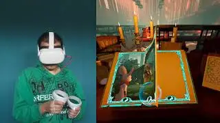 Jogando no Oculus Meta 2 Moss Gameplay