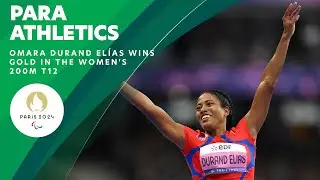 Omara Durand Elías Won A Third Gold Medal Of Paris 2024 Paralympics In The Women's 200m T12 🇨🇺 🥇