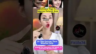 Advance Yoga to Improve Perioral Area | Korean Yoga #yoga #facelift #botox #wrinkles #antiaging