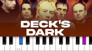 Radiohead - Decks Dark (piano tutorial)