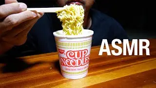 ASMR Ramen🍜  CUP NOODLE Eating Sounds