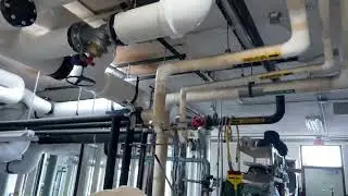 An older high school boiler room at high res with lots of equipment