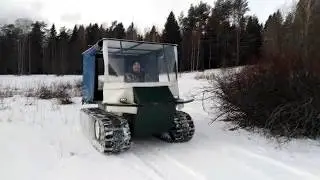 Самодельный вездеход на гусеницах(об. 333)