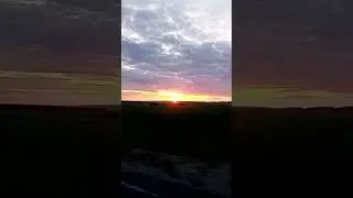 Закат солнца в ручную.