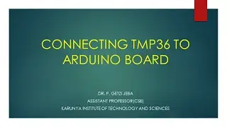 connecting Temp sensor to Arduino using Tinkercad